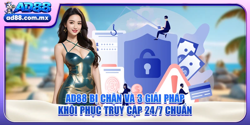 AD88 Bị Chặn Và 3 Giải Pháp Khôi Phục Truy Cập 24/7 Chuẩn