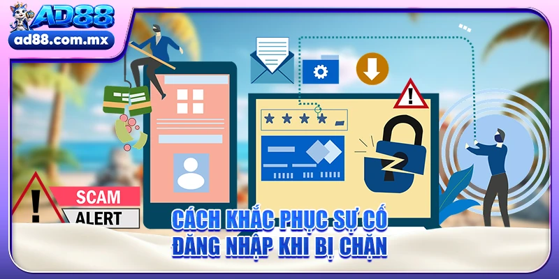 Cách khắc phục sự cố đăng nhập khi bị chặn