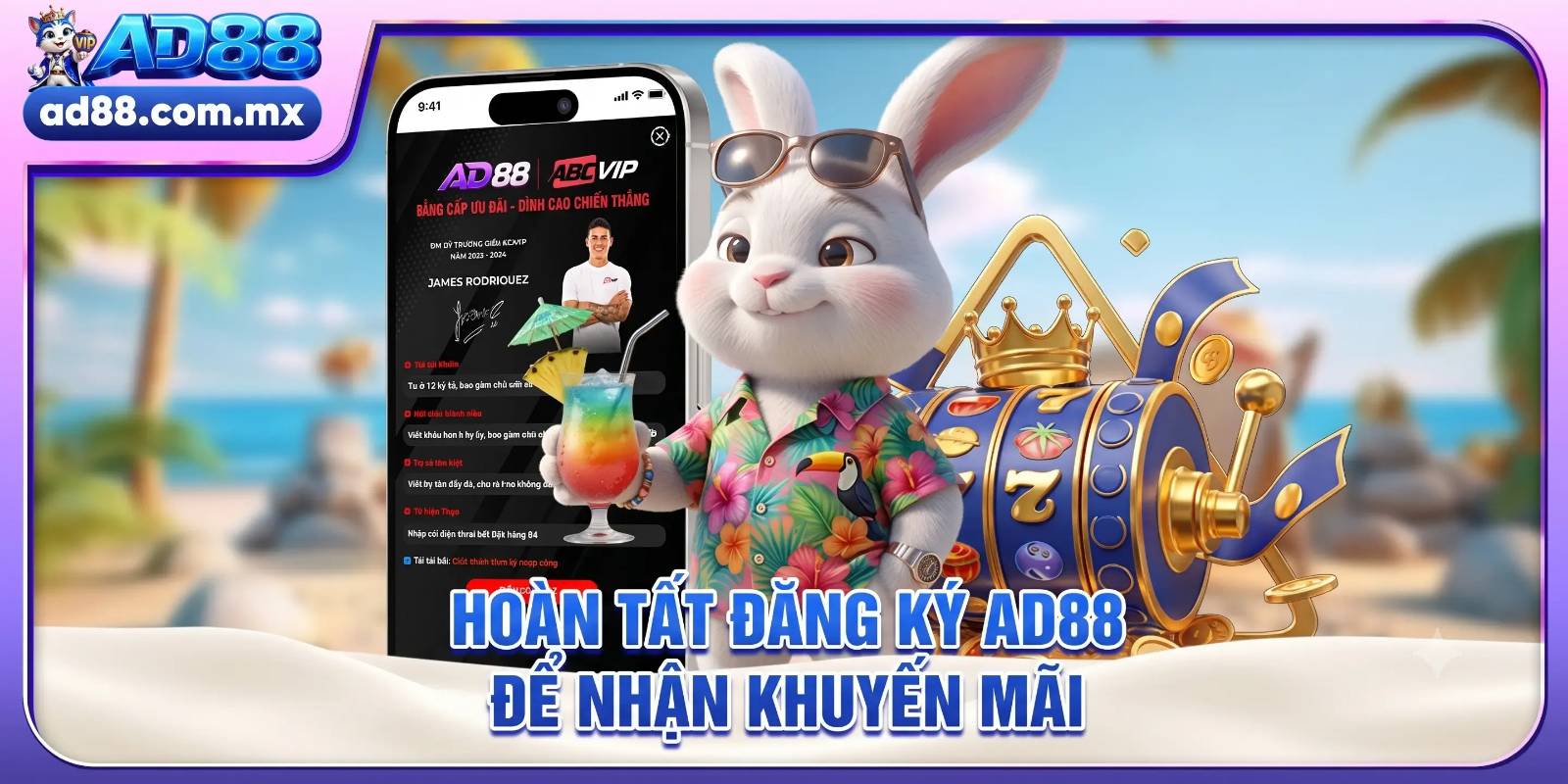 Hoàn tất đăng ký AD88 để nhận khuyến mãi