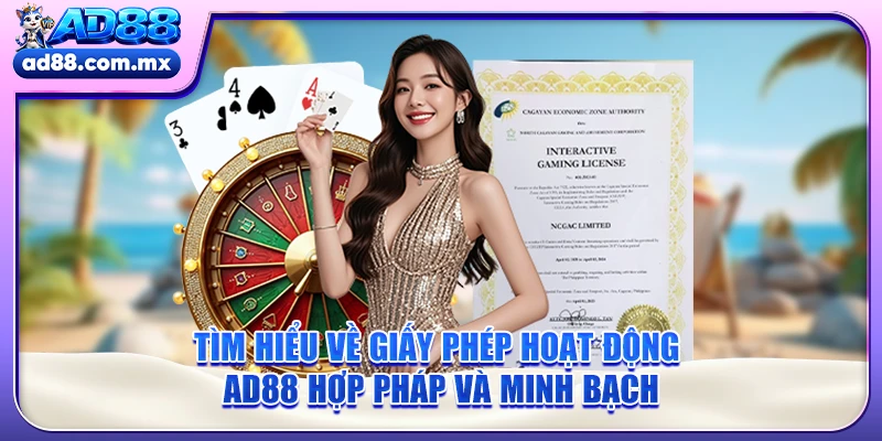 Tìm Hiểu Về Giấy Phép Hoạt Động AD88 Hợp Pháp Và Minh Bạch